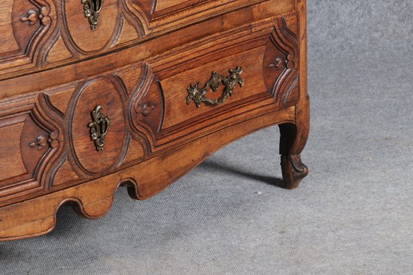 Antique Baroque Dresser in Oak with Carver, 18th Century-DXD-1148608