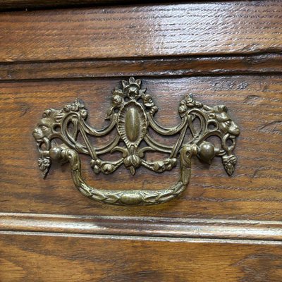 Antique Baroque Hall Cupboard in Oak, 1700s-ALF-2033481