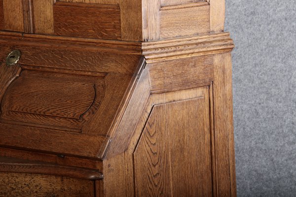 Antique Baroque Secretary in Oak, 1740-DXD-1706760