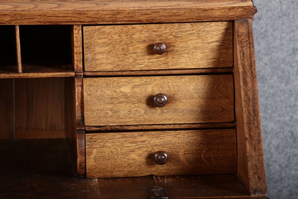 Antique Baroque Secretary in Oak, 1740-DXD-1706760