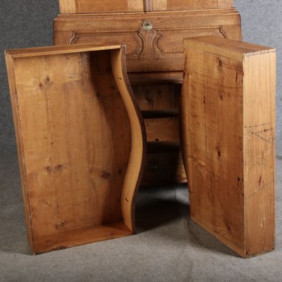 Antique Baroque Secretary in Oak, 1740-DXD-1706760