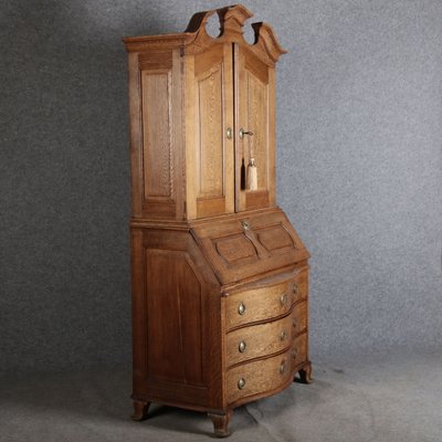 Antique Baroque Secretary in Oak, 1740-DXD-1706760