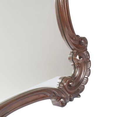 Antique Baroque Style Carved Wall Mirror-NJV-577716