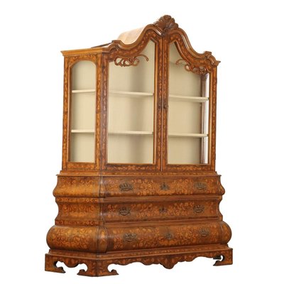 Antique Baroque Style Showcase in Walnut, the Netherlands, 20th Century-VMM-2023851