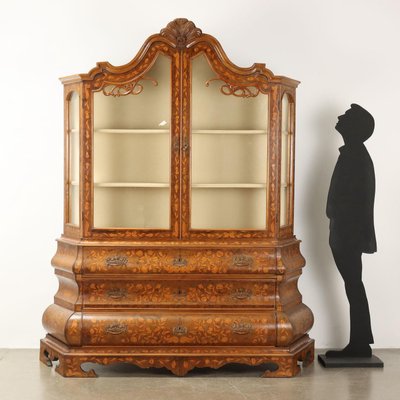 Antique Baroque Style Showcase in Walnut, the Netherlands, 20th Century-VMM-2023851