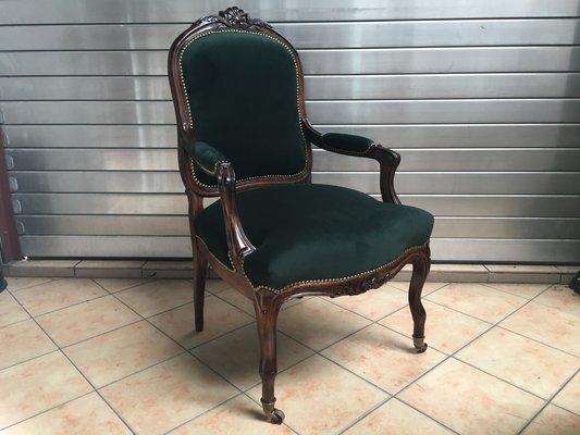 Antique Baroque Style Throne Armchair-WQQ-1015688