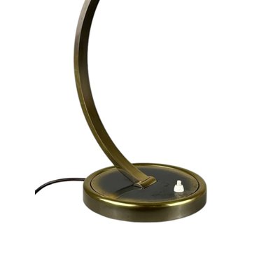 Antique Bauhaus Gold Metal Table Lamp Model President 6751 by Christian Dell for Kaiser Leuchten-TCS-2012899