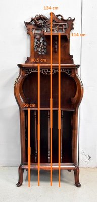 Antique Beech Music Cabinet Attributed to G. Viardot, 1900s-RVK-628252