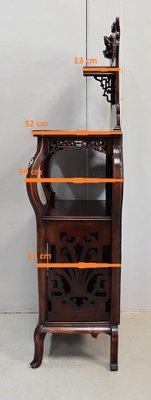 Antique Beech Music Cabinet Attributed to G. Viardot, 1900s-RVK-628252