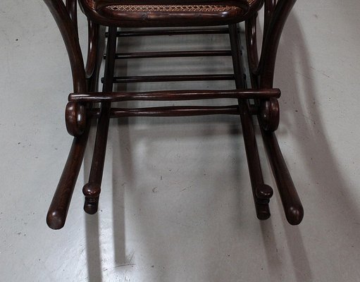 Antique Beech Rocking Chair, 1900s-RVK-587565