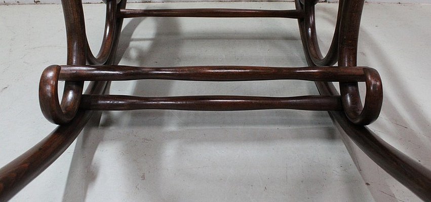 Antique Beech Rocking Chair, 1900s-RVK-587565