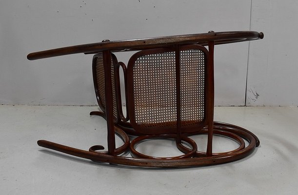 Antique Beech Rocking Chair, 1900s-RVK-587565