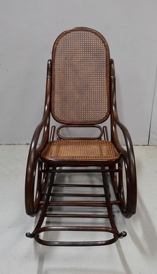 Antique Beech Rocking Chair, 1900s-RVK-587565