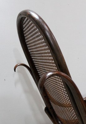 Antique Beech Rocking Chair, 1900s-RVK-587565