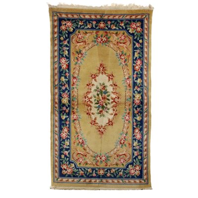 Antique Beijing Rug in Cotton & Wool-VMM-2023834