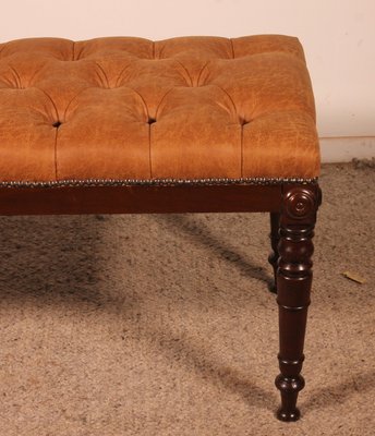 Antique Bench in Mahogany-HPU-2035487