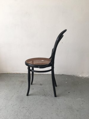 Antique Bent Beech Dining Chair in the Style of Gebrüder Thonet, 1910s-GGK-645599