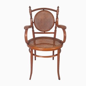 Antique Bentwood and Cane Chair by Josef Hoffman, 1890s-DGW-2024469