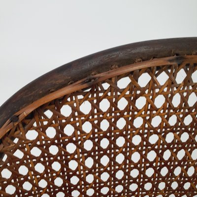 Antique Bentwood and Cane Nursing Chair from Jacob & Josef Kohn-RMX-847604