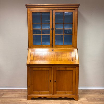 Antique Biedermeier Cherry Secretary-ALF-2033598