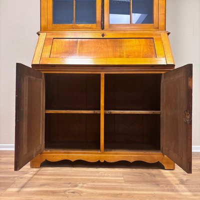 Antique Biedermeier Cherry Secretary-ALF-2033598