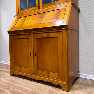 Antique Biedermeier Cherry Secretary-ALF-2033598