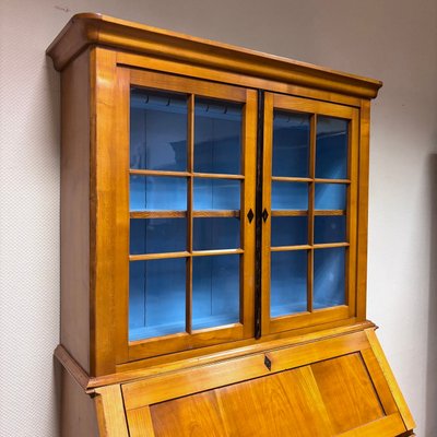 Antique Biedermeier Cherry Secretary-ALF-2033598