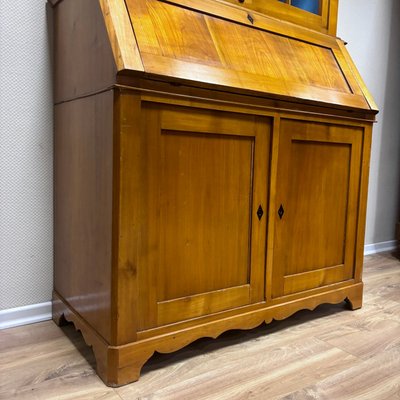 Antique Biedermeier Cherry Secretary-ALF-2033598