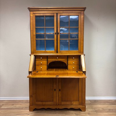 Antique Biedermeier Cherry Secretary-ALF-2033598