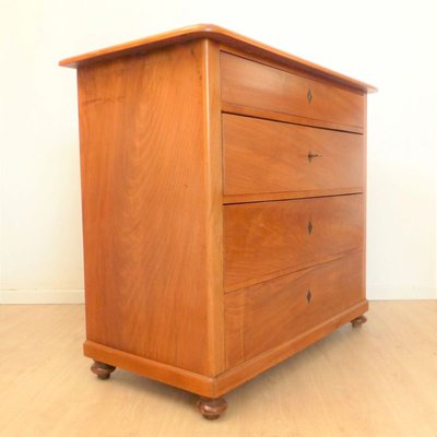 Antique Biedermeier Chest of 4 Drawers-WK-1007943