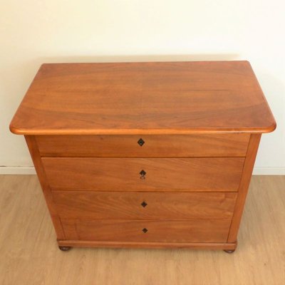 Antique Biedermeier Chest of 4 Drawers-WK-1007943