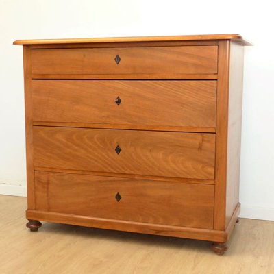 Antique Biedermeier Chest of 4 Drawers-WK-1007943