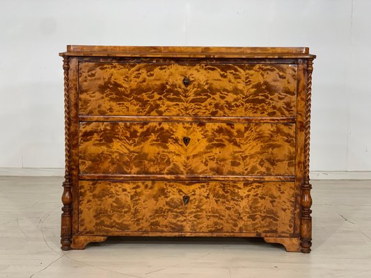 Antique Biedermeier Chest of Drawers-LIL-2028762