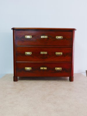 Antique Biedermeier Chest of Drawers in Walnut-KK-1346011