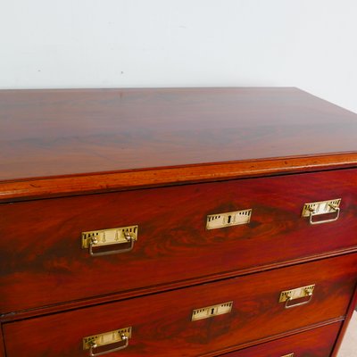 Antique Biedermeier Chest of Drawers in Walnut-KK-1346011