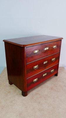 Antique Biedermeier Chest of Drawers in Walnut-KK-1346011