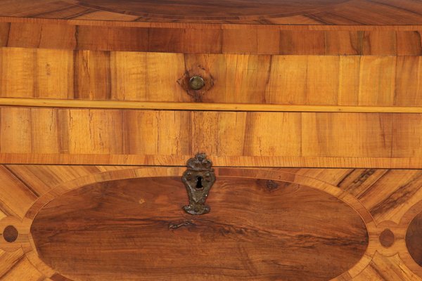 Antique Biedermeier Chest with Walnut Inlay, Early 19th Century-DXD-1151046