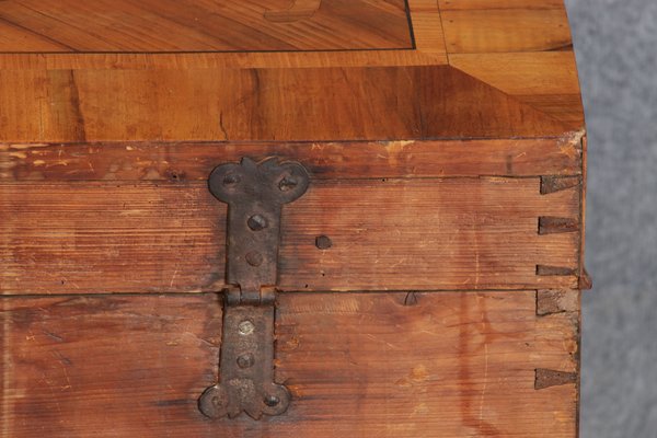 Antique Biedermeier Chest with Walnut Inlay, Early 19th Century-DXD-1151046