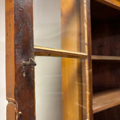 Antique Biedermeier Corner Cupboard in Cherry, 1830-ALF-2033617