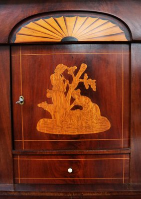 Antique Biedermeier Empire Secretaire-IYX-2019724