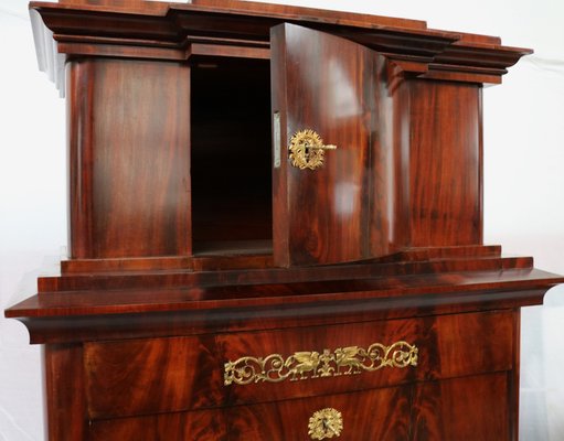 Antique Biedermeier Empire Secretaire-IYX-2019724