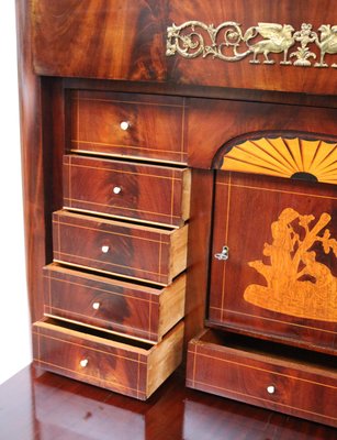 Antique Biedermeier Empire Secretaire-IYX-2019724