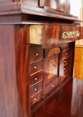 Antique Biedermeier Empire Secretaire-IYX-2019724