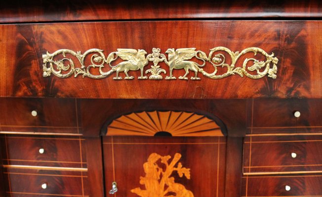 Antique Biedermeier Empire Secretaire-IYX-2019724