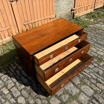 Antique Biedermeier Oak Chest of Drawers, 1820s-ALF-2033618