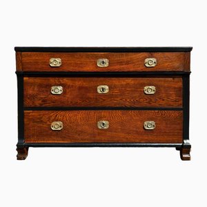 Antique Biedermeier Oak Chest of Drawers, 1820s-ALF-2033618