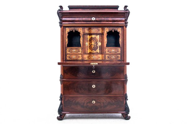 Antique Biedermeier Secretaire-BXB-1013053