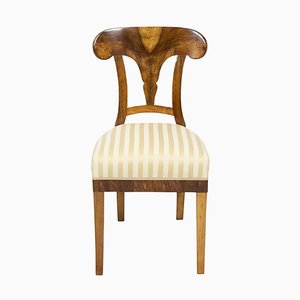 Antique Biedermeier Walnut Dining Chair-WFJ-717517