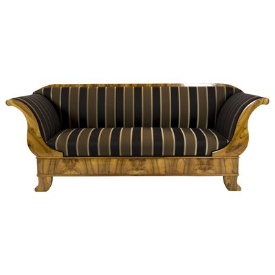 Antique Biedermeier Walnut Sofa-WFJ-717510