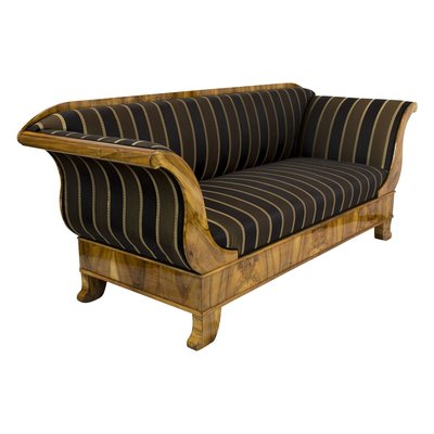 Antique Biedermeier Walnut Sofa-WFJ-717510